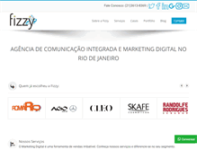 Tablet Screenshot of fizzymarketingdigital.com.br